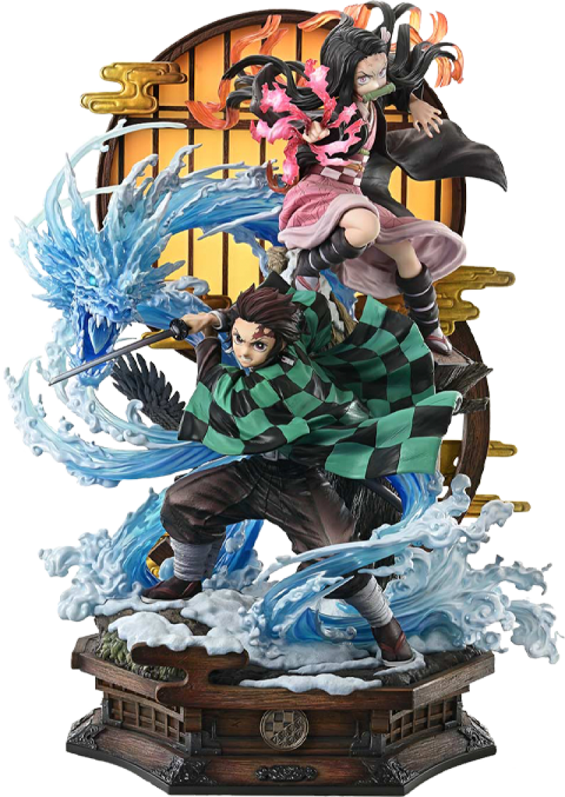 Kamado Tanjiro & Kamado Nezuko (Ultimate Bonus Version) Statues by Prime 1 Studio