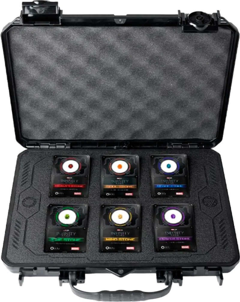 Infinity Stones with Display Case Scaled Replica by East Continental Gems