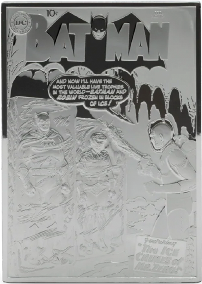 DC 90th Anniversary Batman #121 Silver Collectible by Agoro