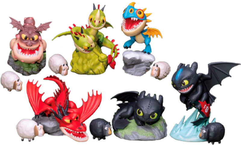 How To Train Your Dragon Blind Box Set by Beast Kingdom