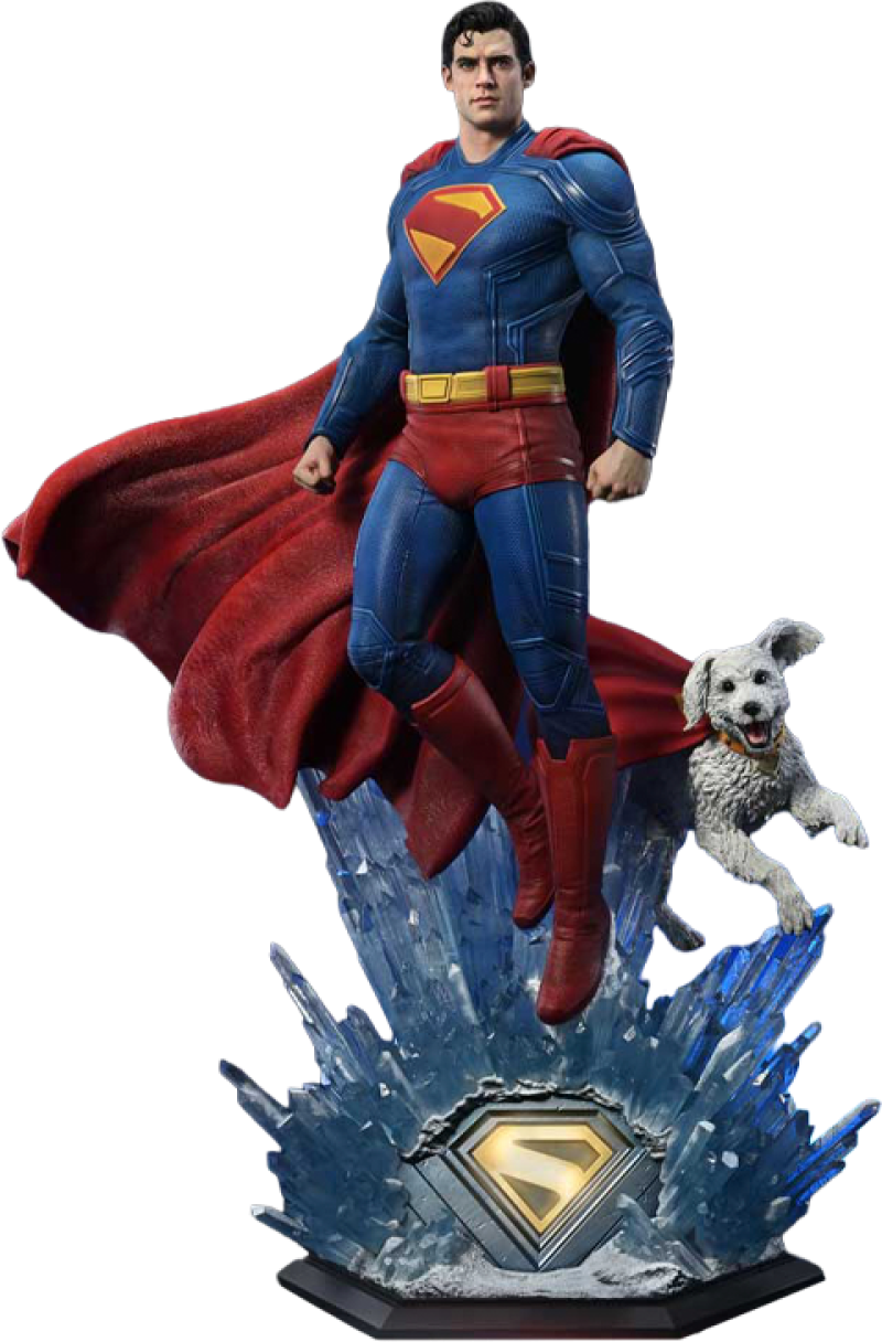 Superman with Krypto 1:3 Scale Statue by Prime 1 Studio