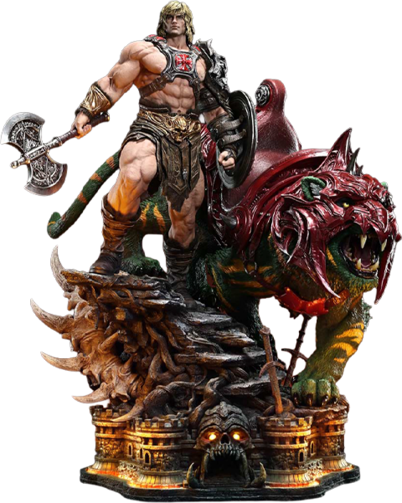 He-Man & Battle Cat (Ultimate Bonus Version) Quarter Scale Statue by Prime 1 Studio