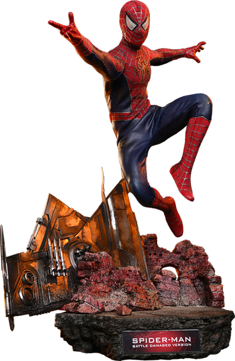 Spider-Man (Battle Damaged Version) Sixth Scale Figure by Hot Toys