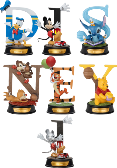 Disney Alphabet Art Series Blind Box Set