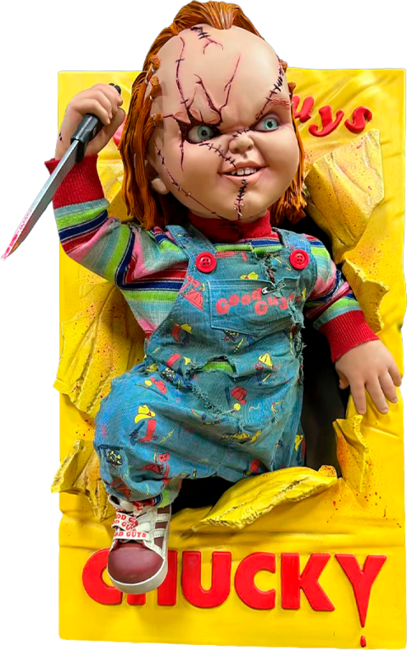 Chucky Half-Scale Wall Sculpture Wall Decor by Hollywood Collectibles Group