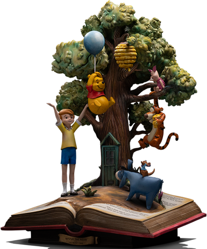 Winnie the Pooh (100th Anniversary) Deluxe 1:10 Scale Statue by Iron Studios