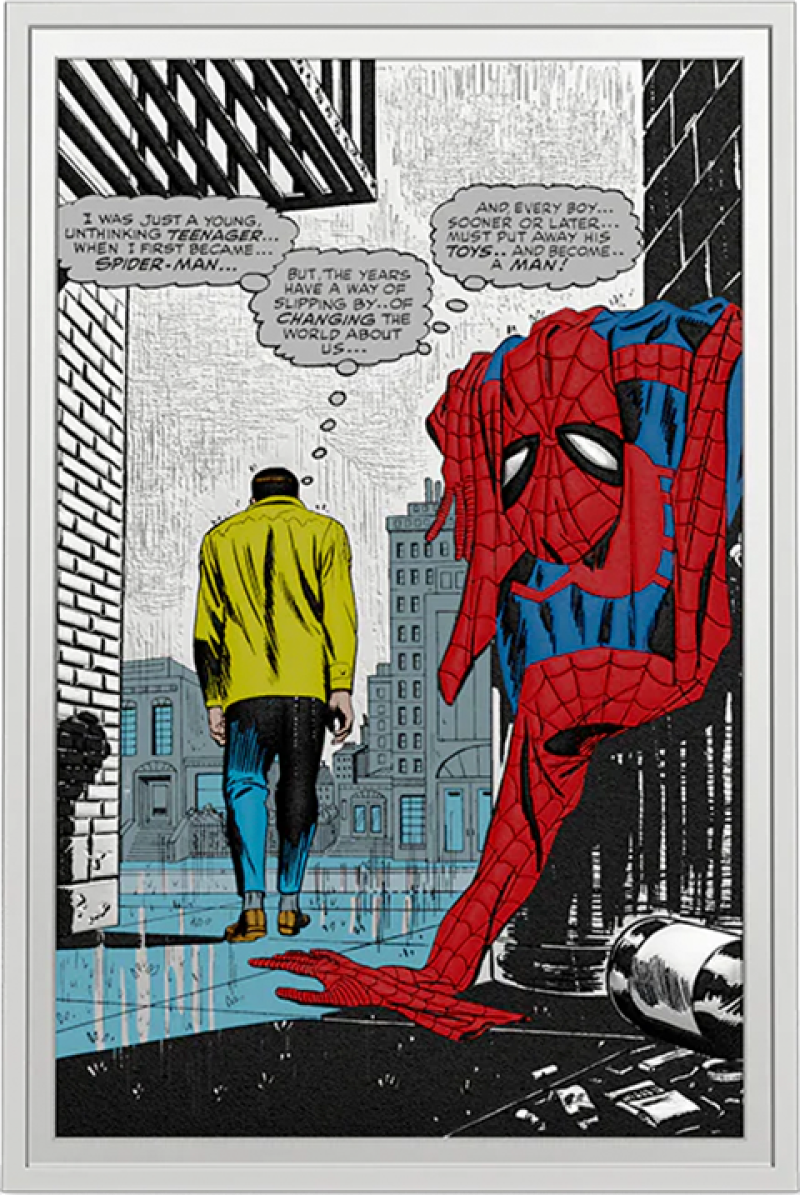 Spider-Man No More! Silver Collectible by Agoro