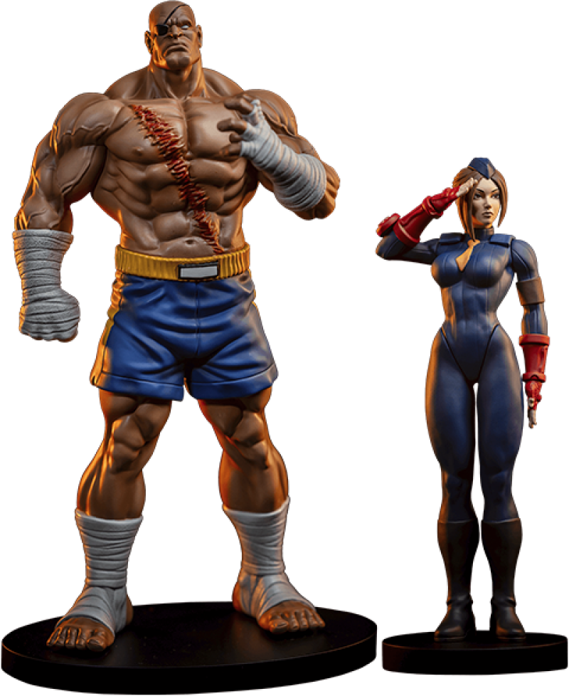 Sagat & Juli 1:10 Scale Statue by PCS