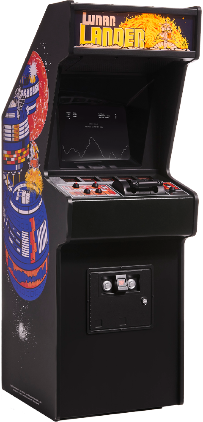 Lunar Lander Quarter Arcade Scaled Replica by Numskull