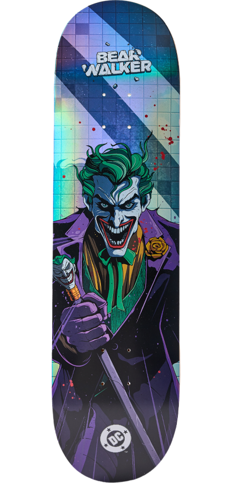The Joker Skateboard Deck by Bear Walker