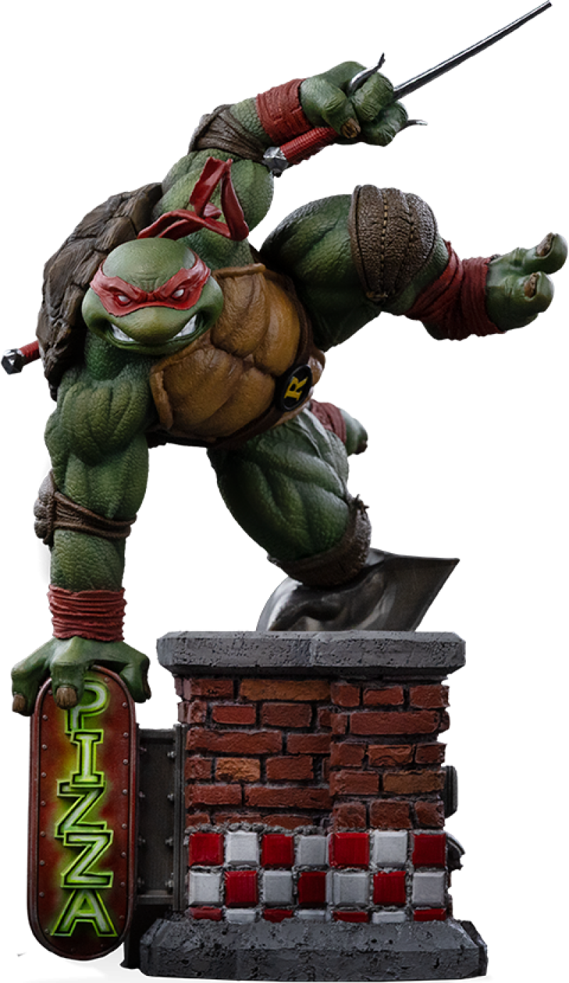 Raphael Unleashed 1:10 Scale Statue by Iron Studios