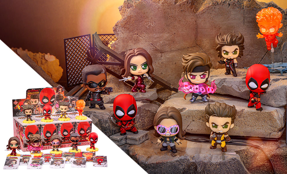 Deadpool & Wolverine Bobble-Head Cosbi Collection (Series 2) Blind Box Set by Hot Toys