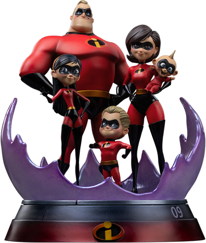 The Incredibles Diorama by Iron Studios