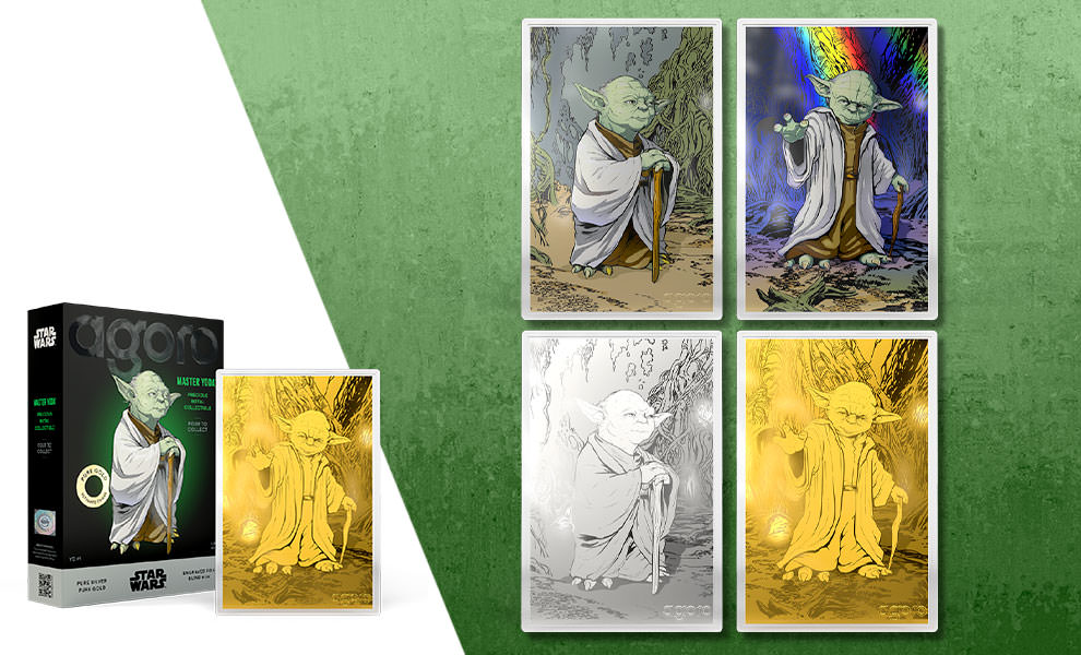 Master Yoda™ Blind Box Silver Collectible by Agoro