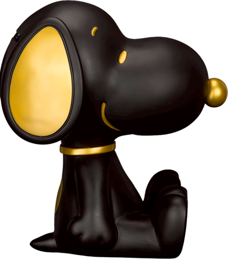 Snoopy Piggy Bank (Black & Gold Version) Collectible Figure by Beast Kingdom