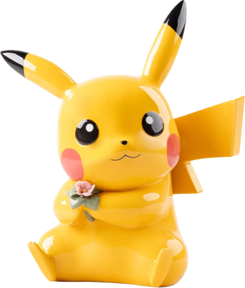 Pikachu Porcelain Statue by Lladró