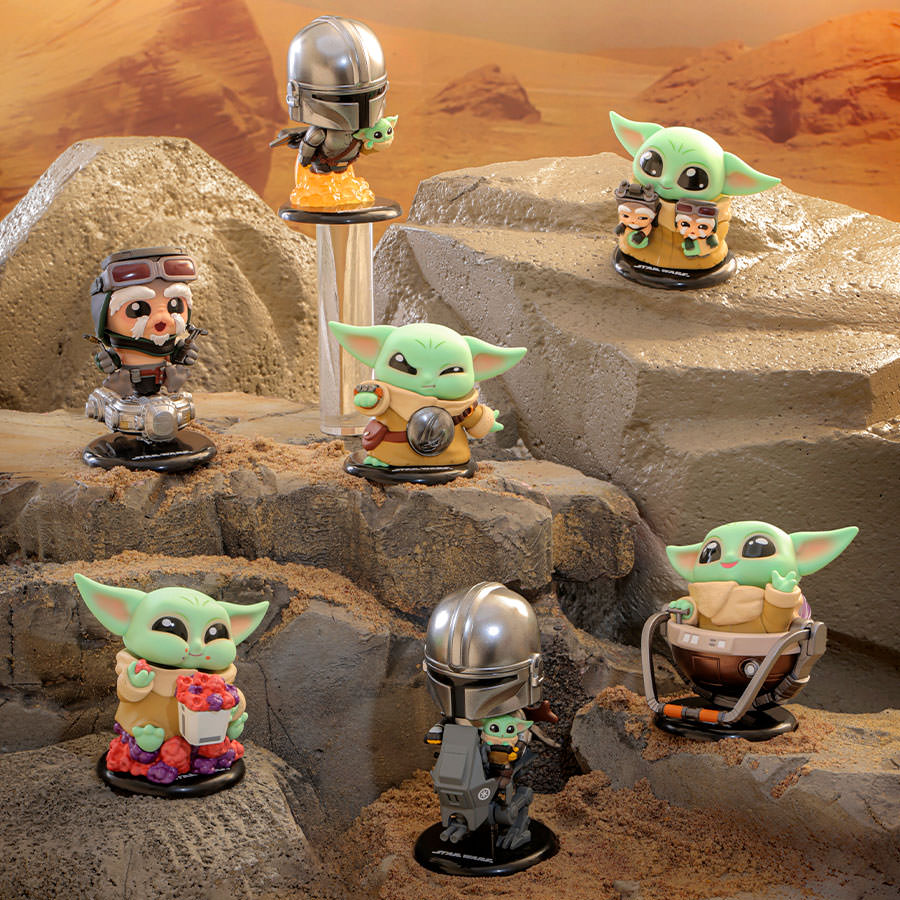 The Mandalorian and Grogu Cosbi Collection Blind Box Set by Hot