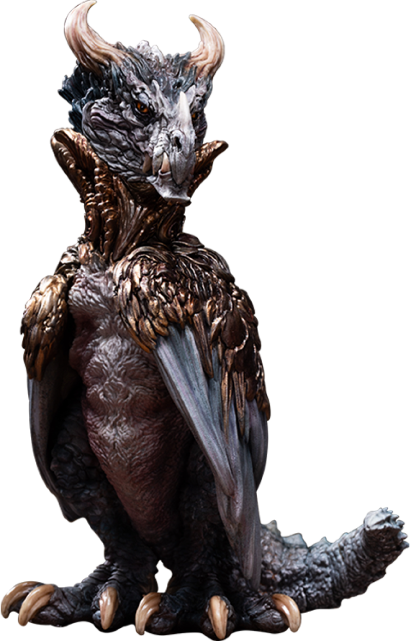 Moon-Collard Dragon Statues by Manas SUM