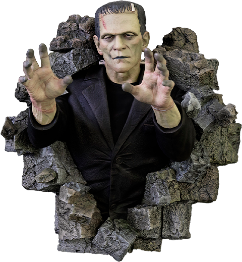 Frankenstein (Half-Scale) Wall Sculpture Wall Decor by Hollywood Collectibles Group