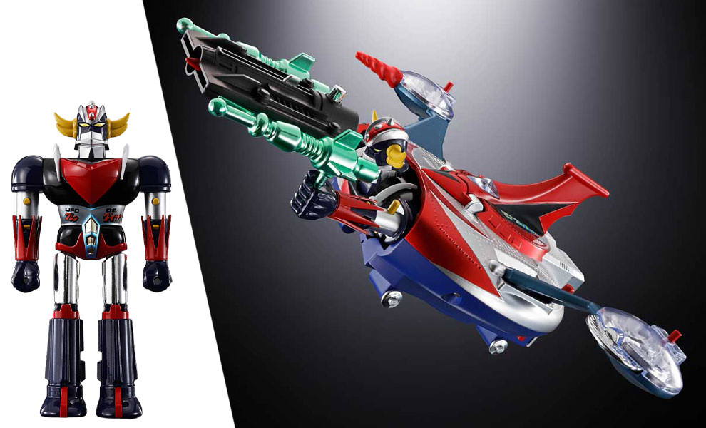 Deluxe Grendizer & UFO Spazer Action Figure by Tamashii Nations