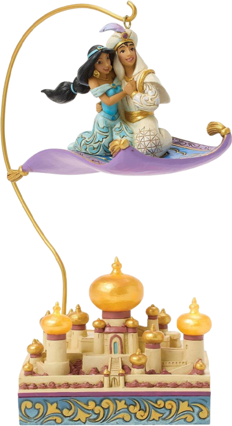 Jim Shore Disney Traditions Aladdin & Jasmine M agic Carpet Fig