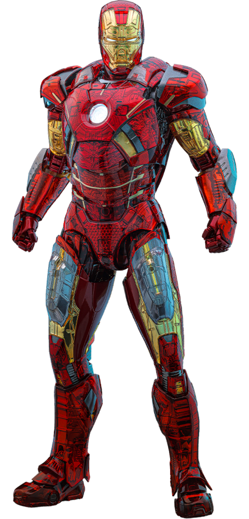 Iron Man Mark VII (Exo-Chrome Clear Version) Sixth Scale Figure by Hot Toys