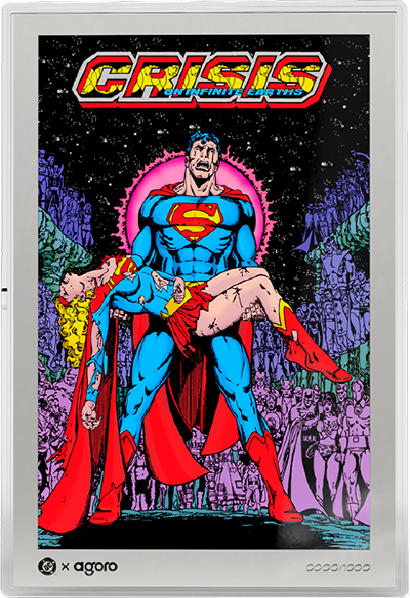 Death of Supergirl - Crisis on Infinite Earths (1985) #7 Silver Collectible by Agoro
