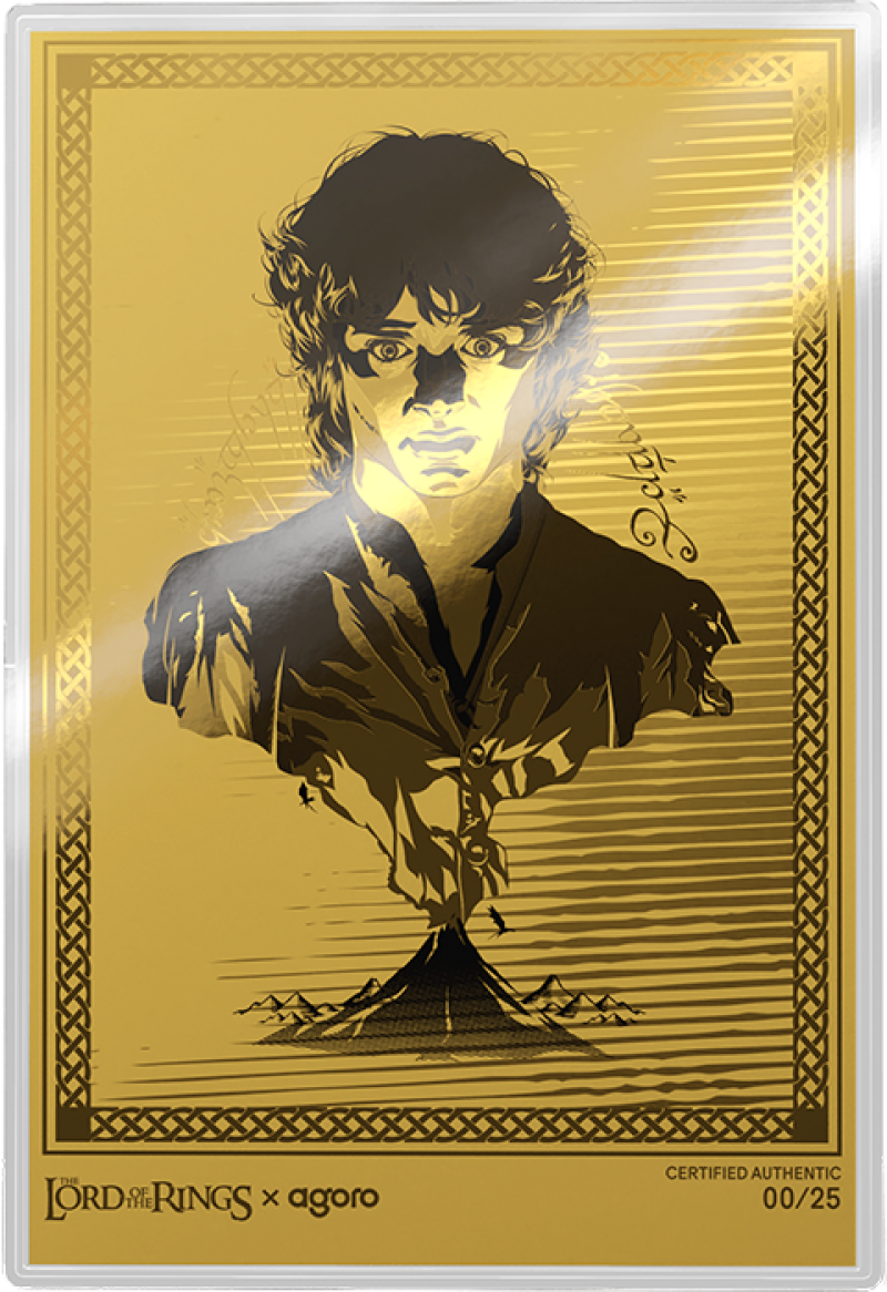 Frodo's Journey Silver Collectible by Agoro