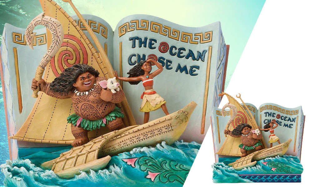 Moana Story Book Figurine by Enesco