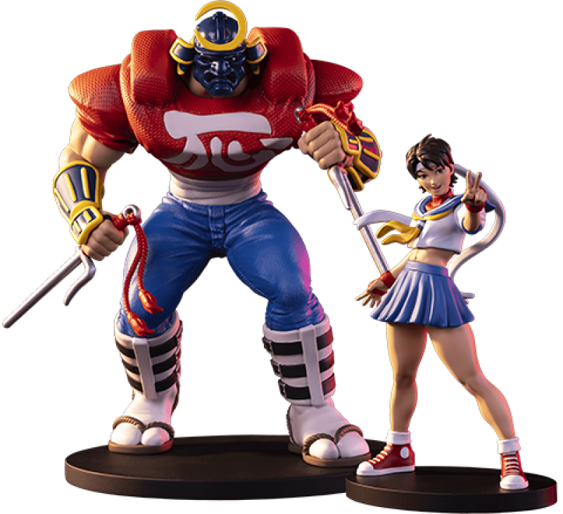 Sakura and Sodom 1:10 Scale Statue by PCS