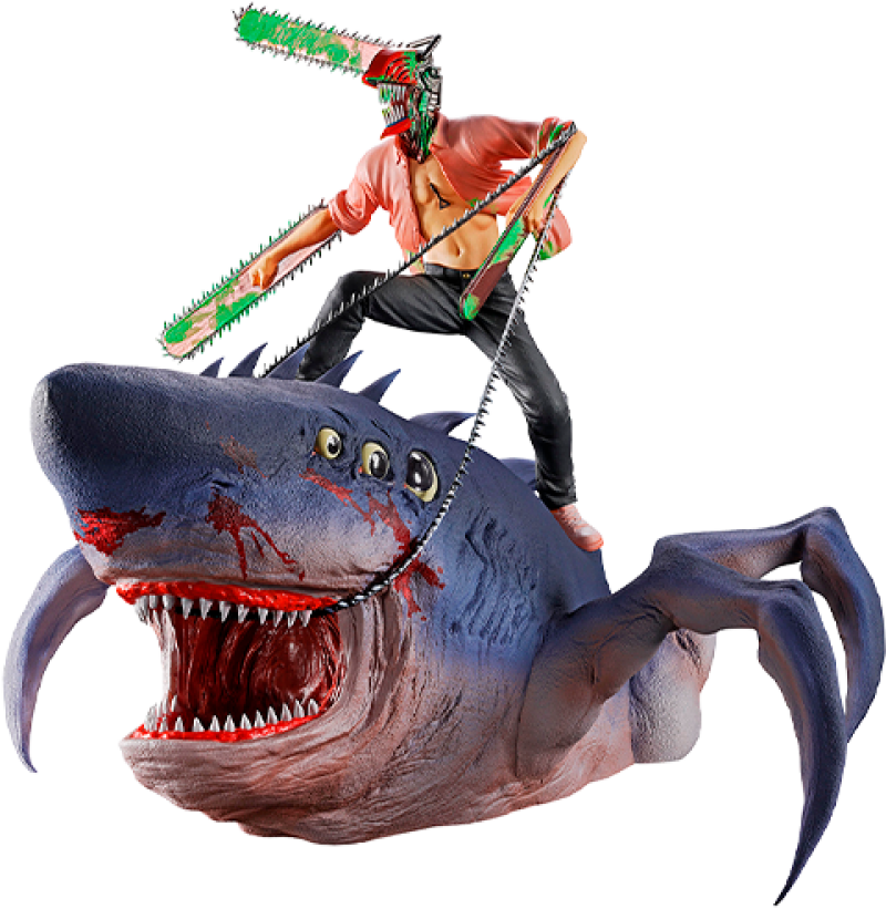 Chainsaw Man & Beam (The Movie Second) Collectible Figure by Bandai