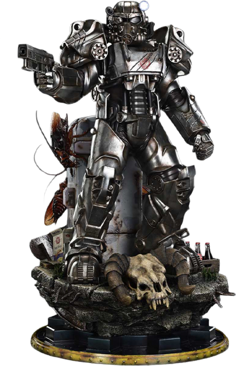 Maximus Power Armor (Deluxe Bonus Version) Quarter Scale Statue by Prime 1 Studio