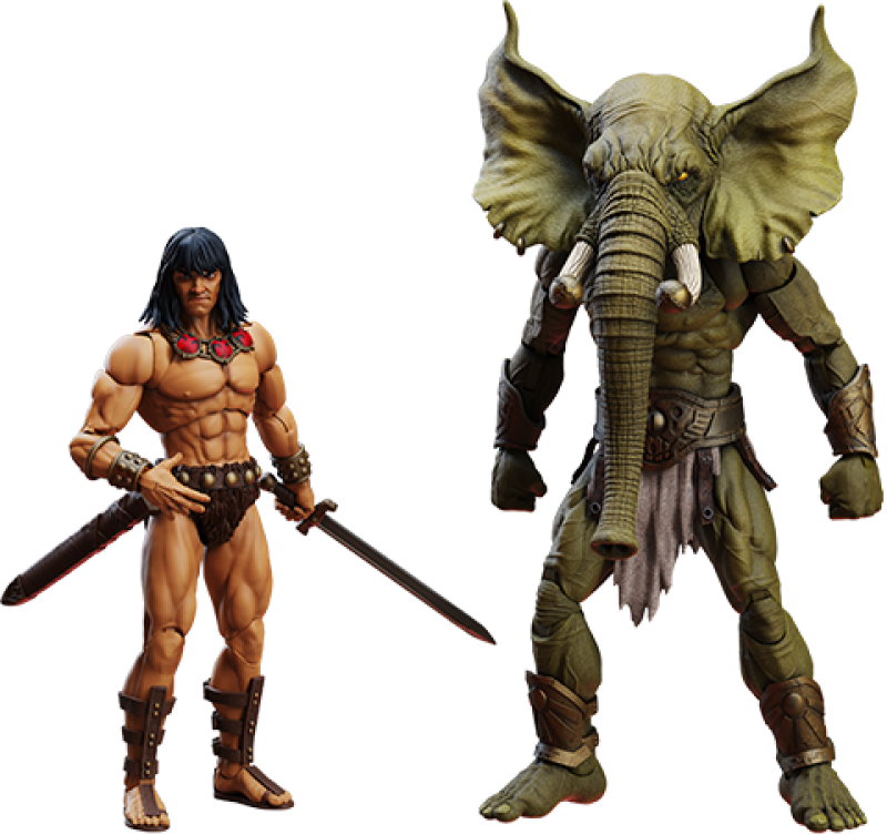 Young Conan and Yag Kosha Action Figure by Boss Fight Studio