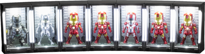 Iron Man Hall of Armor Series Blind Box Set by Beast Kingdom