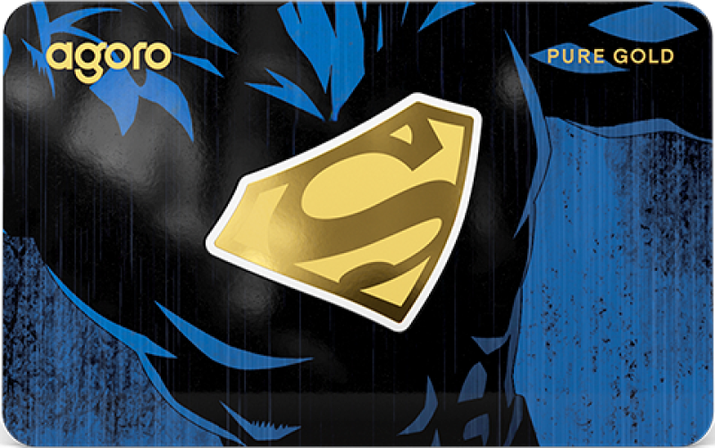 Superman's Emblem Gold Collectible by Agoro