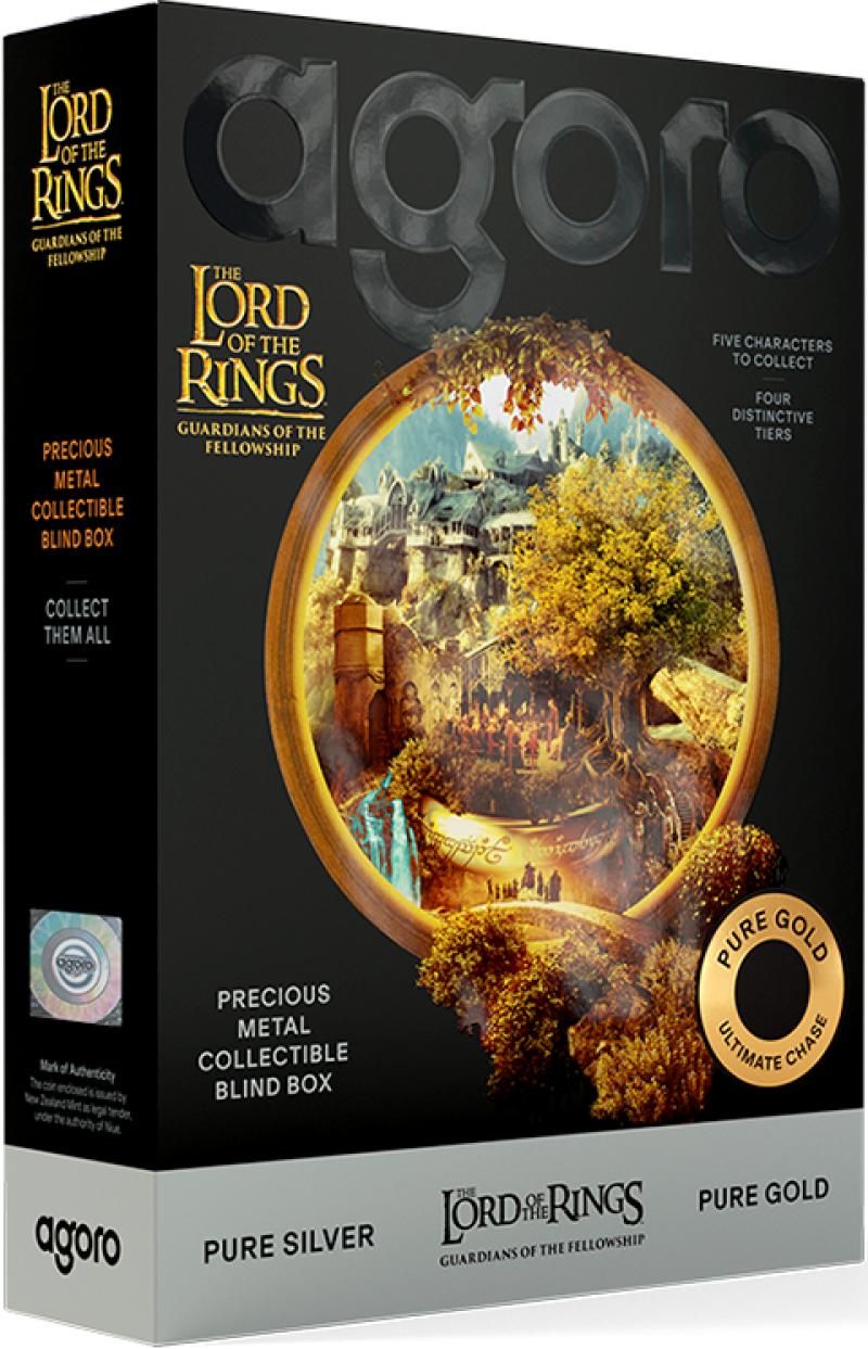 Lord of the Rings™ Blind Box Silver Collectible by Agoro
