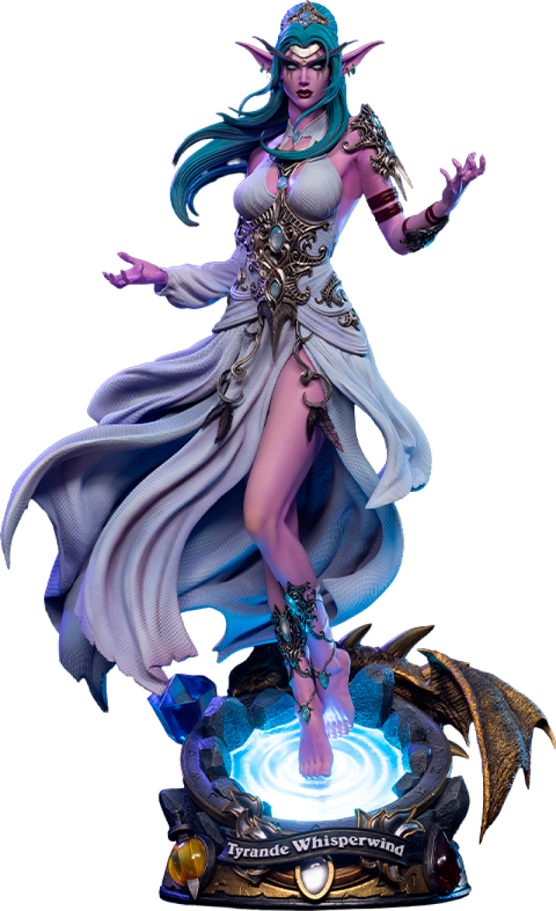 Tyrande Whisperwind Statues by HEX Collectibles