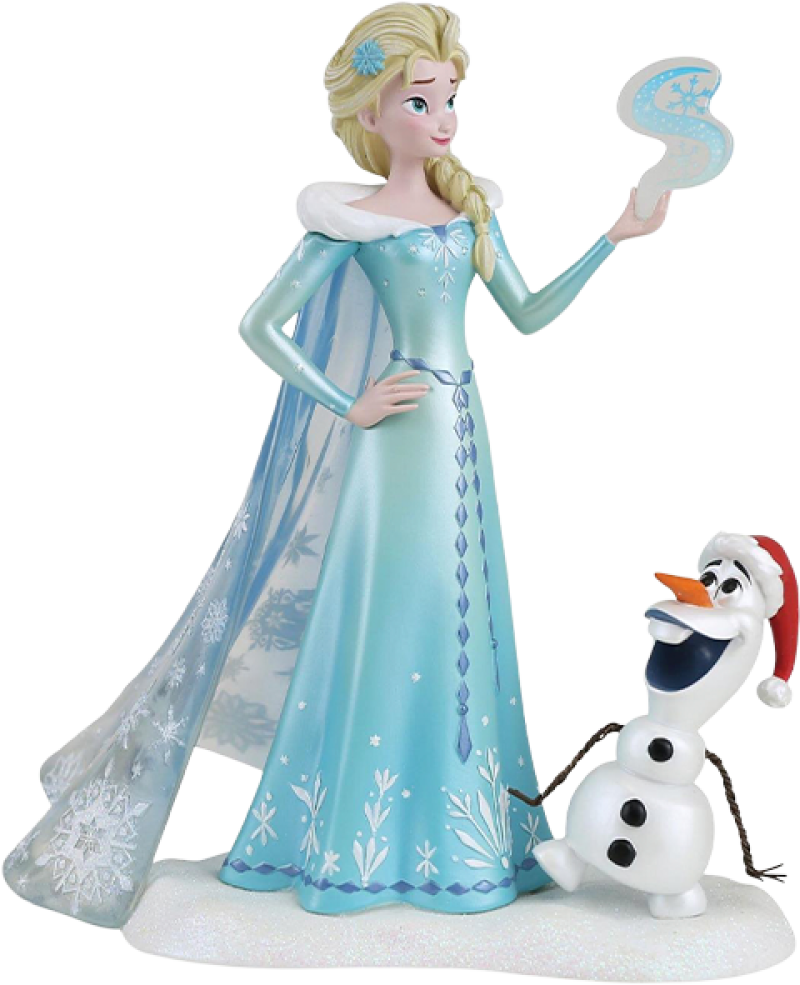 Elsa & Olaf Seasonal Figurine by Enesco, LLC