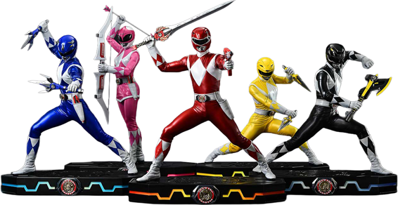 Power Rangers 5-Ranger Set (Deluxe Bonus Version) Quarter Scale Statue by Prime 1 Studio