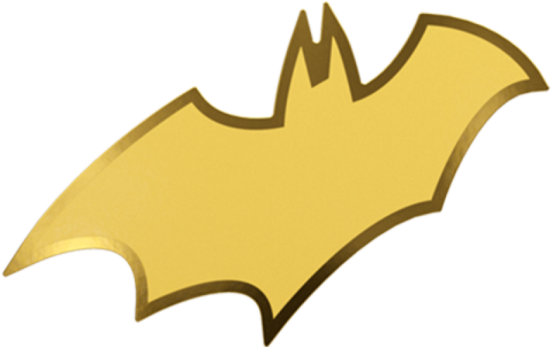 Batman's Emblem Gold Collectible by Agoro