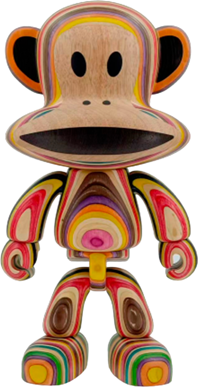 Paul Frank Julius (Contours - Colourful Version) Collectible Figure by COOLPLAYFUN