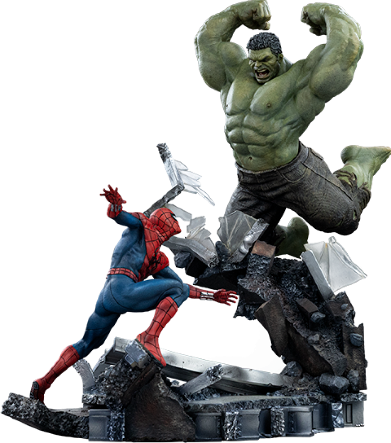 Spider-Man vs Hulk 1:10 Scale Statue by Iron Studios