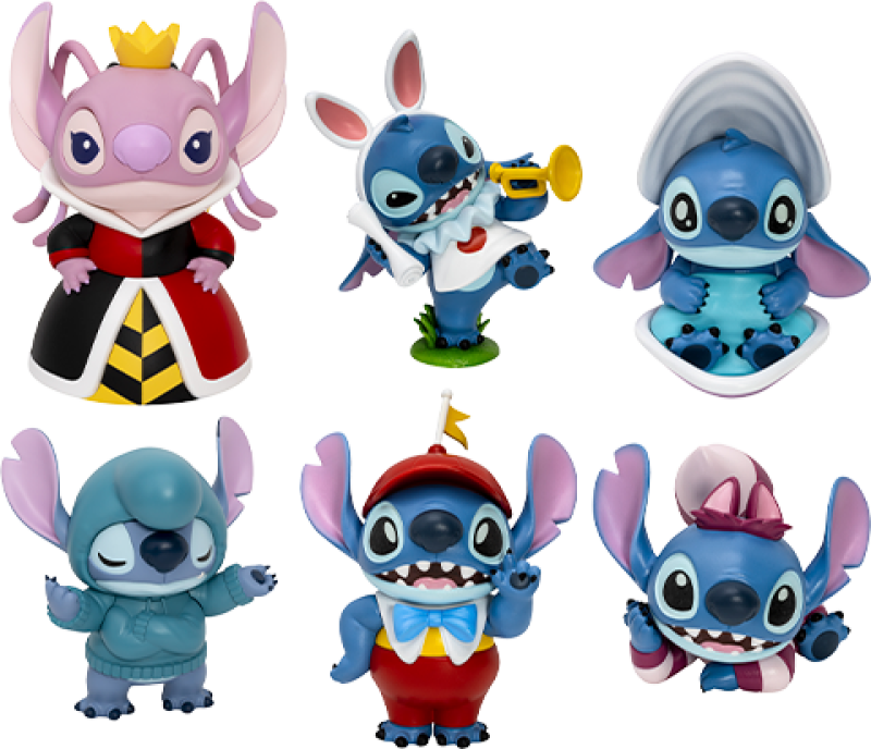 Stitch as Alice in Wonderland Series Blind Box Set by Beast Kingdom