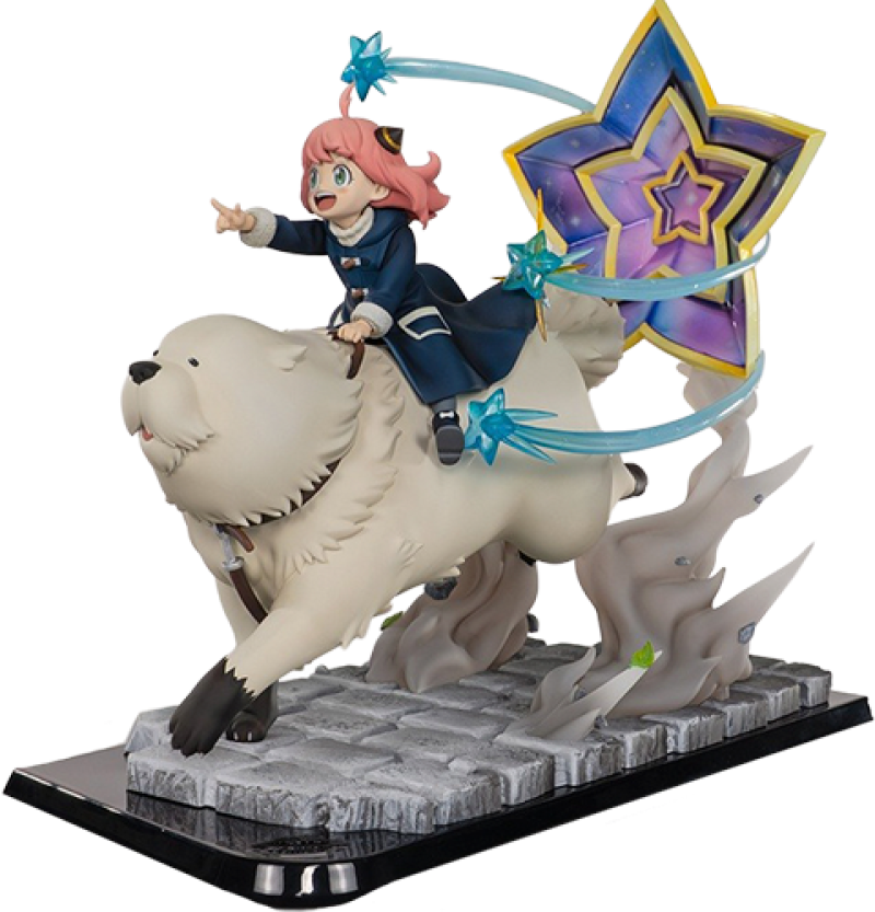Anya Forger and Bond Forger Ikigai Statues by Tsume Art