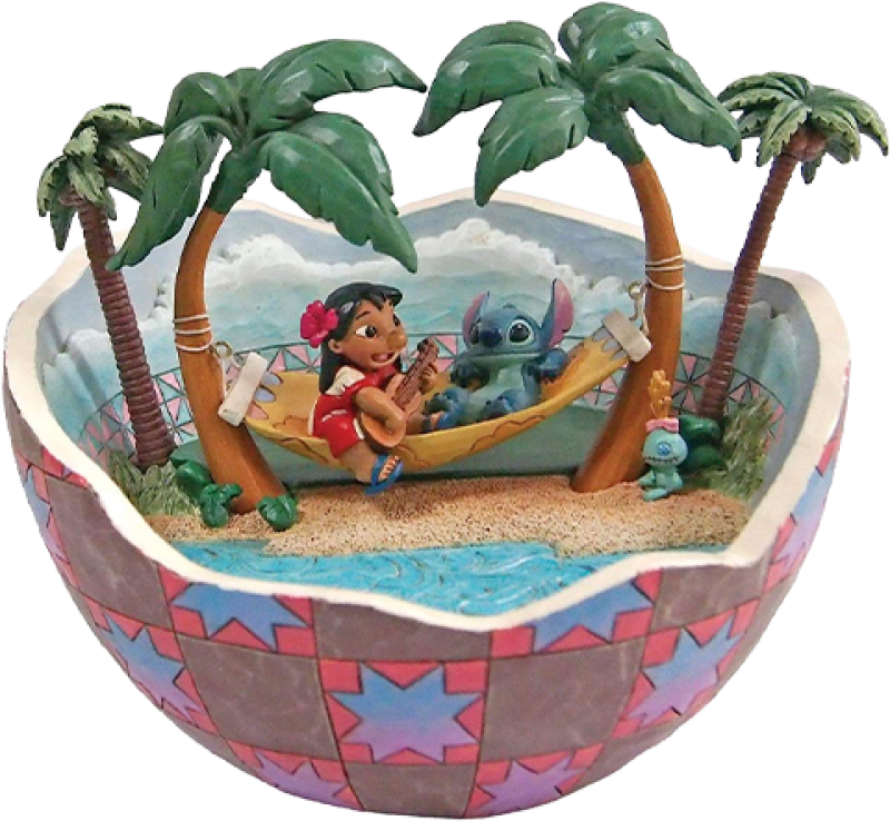 Lilo & Stitch in Coconut Figurine by Enesco, LLC