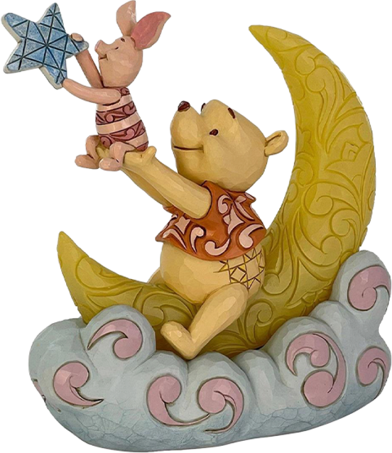Pooh & Piglet LED Moon Figurine by Enesco, LLC