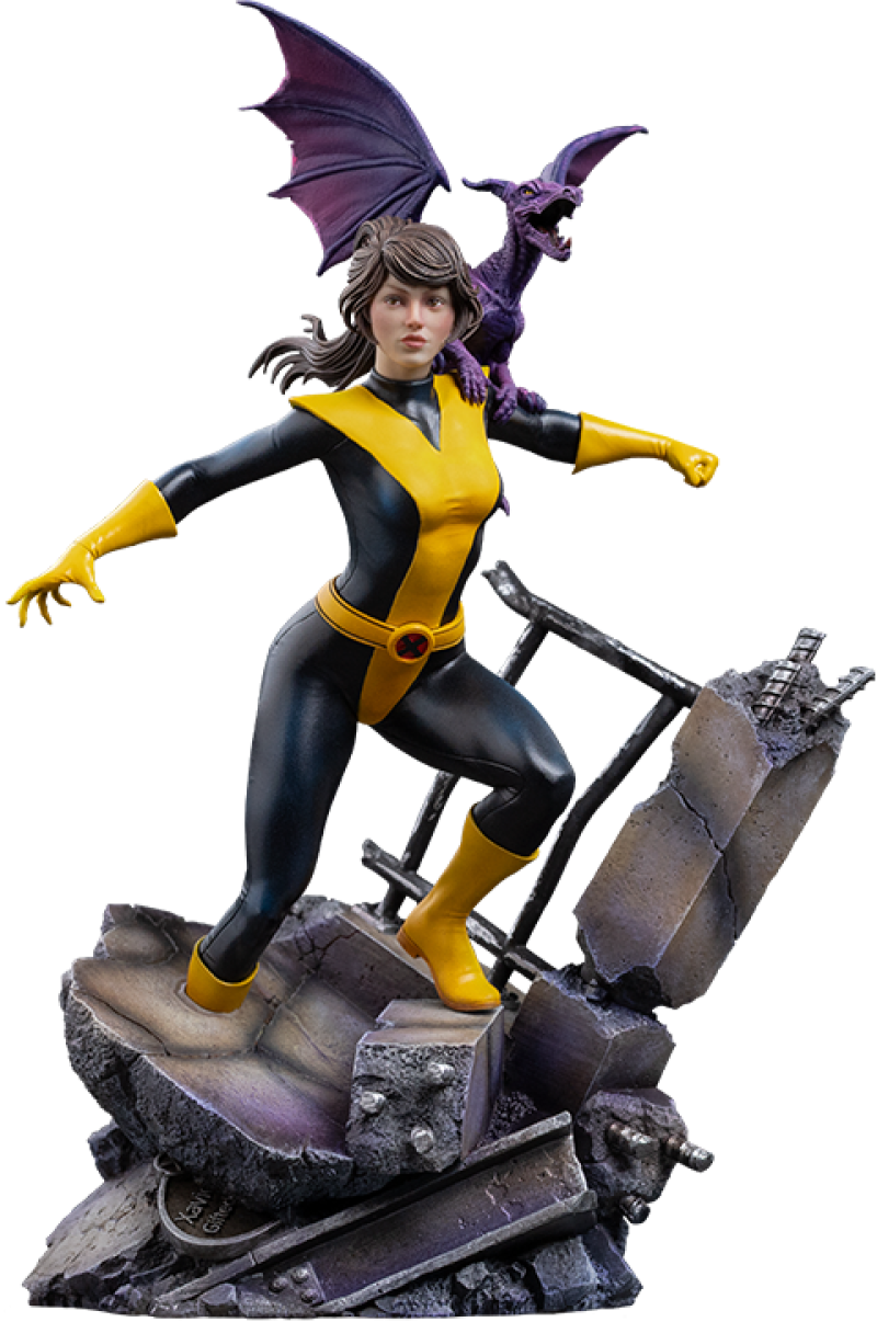 Kitty Pryde & Lockheed 1:10 Scale Statue
