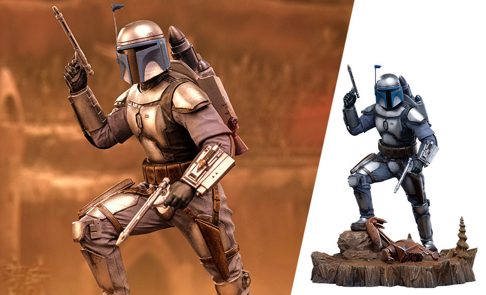Jango Fett 1:10 Scale Statue by Iron Studios | Sideshow Collectibles