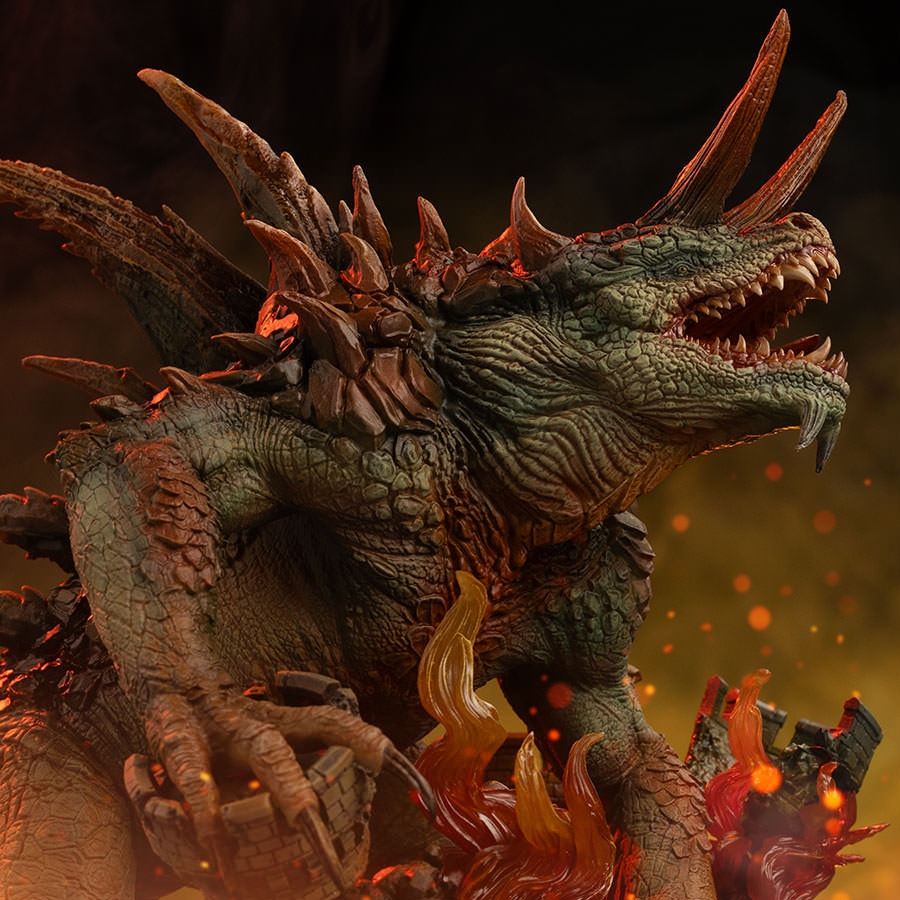 特撮 Dungeons & Dragons Tarrasque Tarrasque Icons Statue by Iron Studios | Sideshow Collectibles