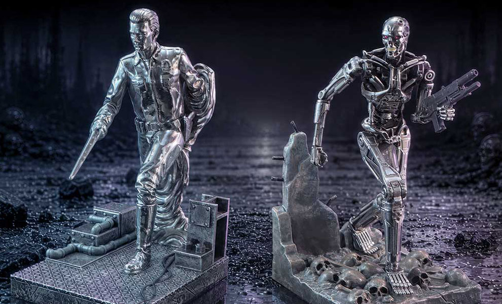 Aparadores de Livros T-1000 vs T-800